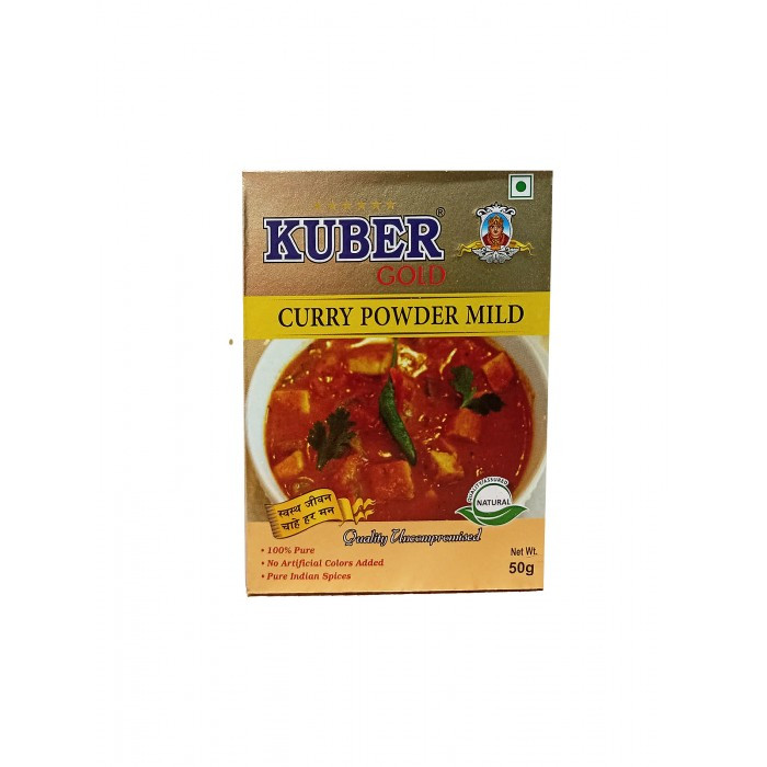 Универсальная смесь специй Карри средне острое KURRU MILD KUBER GOLD, 50 гр.