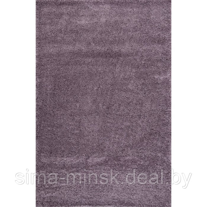 Ковёр прямоугольный Shaggy trend L001, размер 80x150 см, цвет light purple - фото 1 - id-p219211245