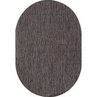 Ковёр овальный Vegas S008, размер 120х170 см, цвет d.gray-black