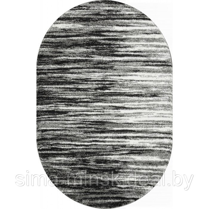 Ковёр овальный Flow, размер 100x200 см, цвет gray - фото 1 - id-p219211324