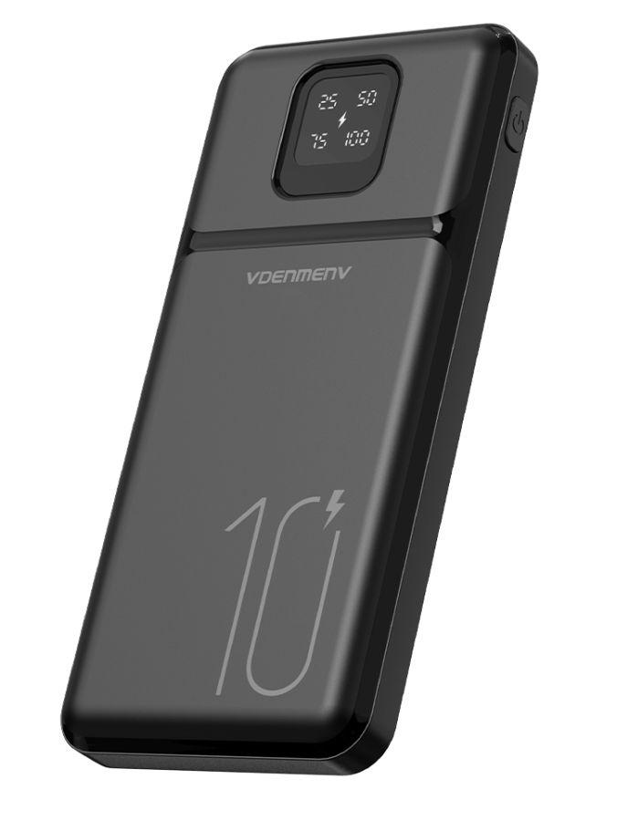 Портативное зарядное устройство VDENMENV DP38 Power bank 10000mAh, черный 556638 - фото 1 - id-p219213077