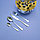 Набор столовых приборов в Футляре - Яйце  Maxiegg 24 предмета / Премиум класс Белый мрамор, фото 2