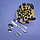 Набор столовых приборов в Футляре - Яйце  Maxiegg 24 предмета / Премиум класс Белый мрамор, фото 3