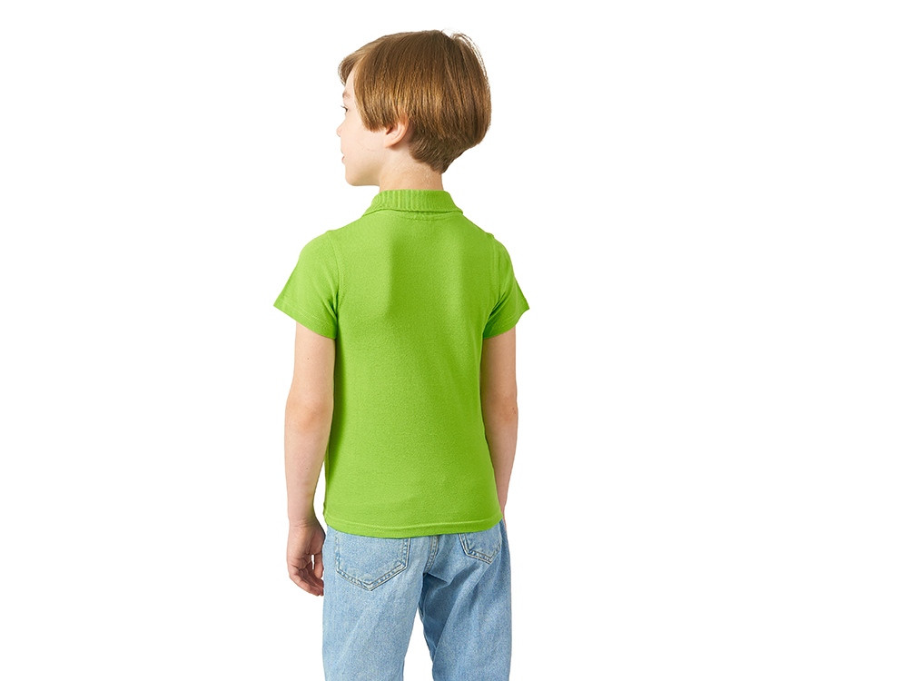 Рубашка поло First детская, зеленое яблоко - фото 2 - id-p219213776