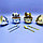 Набор столовых приборов в Яйце - подставке Miniegg 12 предметов Золото, фото 7
