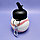 Бутылка складная силиконовая спортивная Silicon Bottle Sport, 550 мл. с карабином и поильником Теннис, фото 3