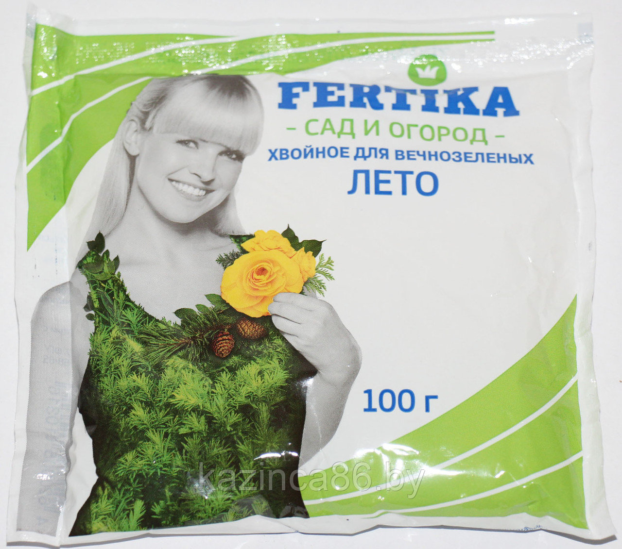 Удобрение Fertika ХВОЙНОЕ ДЛЯ ВЕЧНОЗЕЛЁНЫХ NPK 8:7:21+S+MG+FE 100г.