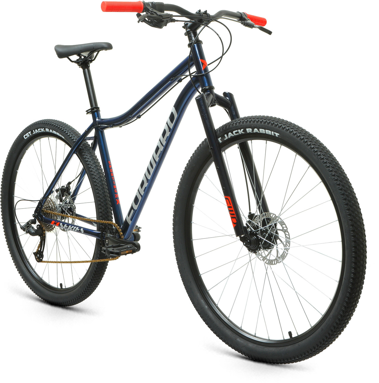 Горный велосипед хардтейл Forward SPORTING 29 X (19 quot; рост) темно-синий/красный 2021 год (RBKW1M198011) - фото 2 - id-p219212423