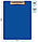 Папка-планшет Бюрократ -PD6004/BLUE A4 пластик 1.2мм синий, фото 2