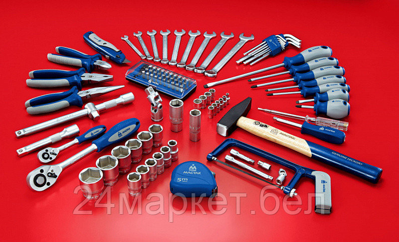 Универсальный набор инструментов Мастак 01-102C (102 предмета) - фото 5 - id-p219067187