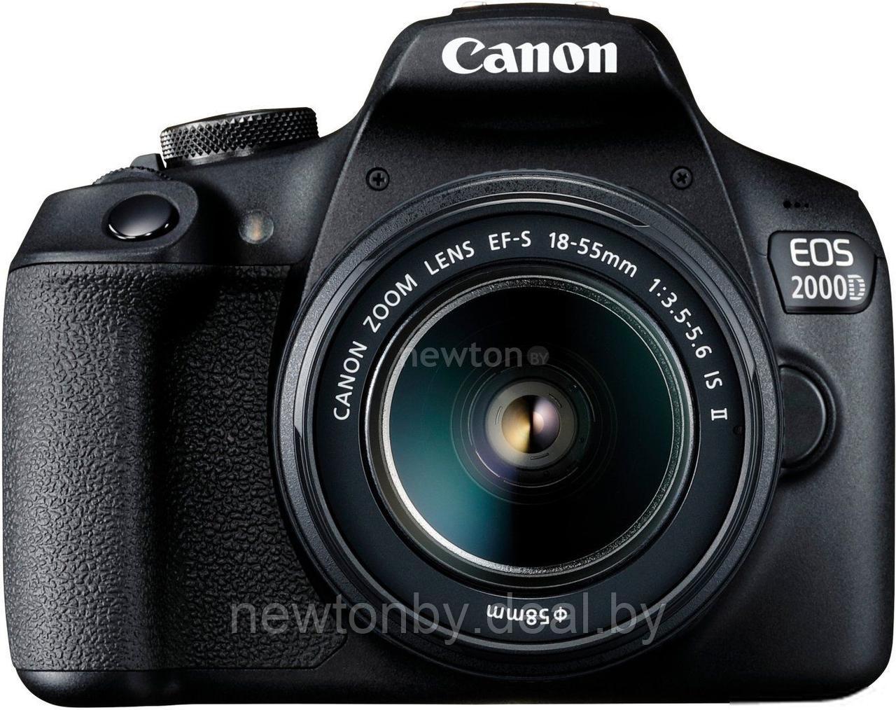 Фотоаппарат Canon EOS 2000D Kit 18-55mm IS II - фото 1 - id-p219203925