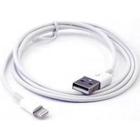 Кабель CC-USB-AP2MWP AM/Lightning, для iPhone5/6/7/8/X, IPod, IPad, 1м, белый /Cablexpert/