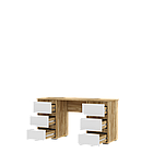 Стол письменный Хелен ПС-02 - Белый/Дуб крафт золотой (Стендмебель), фото 3