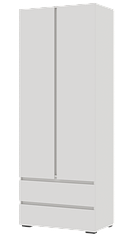 Шкаф 2х створчатый Хелен ШК-01 - Белый (Стендмебель)