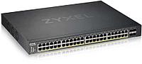 Коммутатор ZYXEL XGS1930-52HP Hybrid Smart L2+ switch PoE+ ZYXEL Nebula Flex, 48xGE PoE+, 4xSFP+, budget PoE