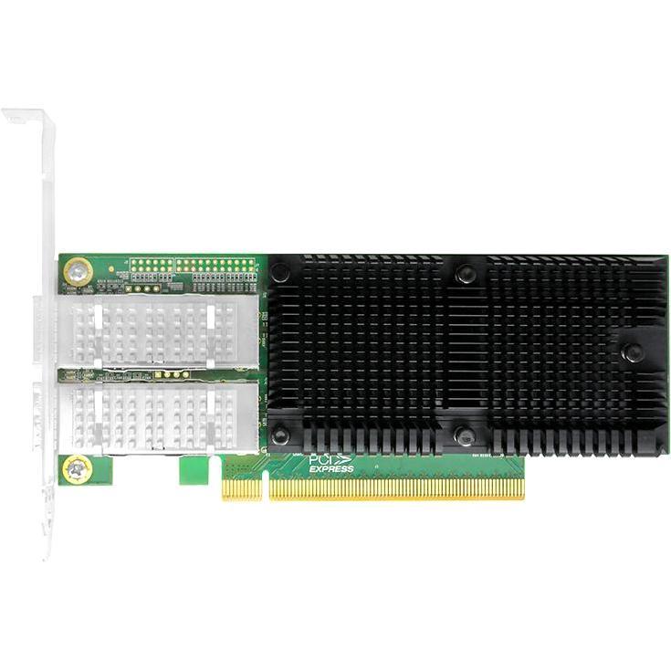 Сетевая карта LR-LINK LRES1014PF-2QSFP28 Dual-port 100G QSFP Ethernet Network Adapter PCI-Ex16 (2QSFP28 - фото 1 - id-p212728221