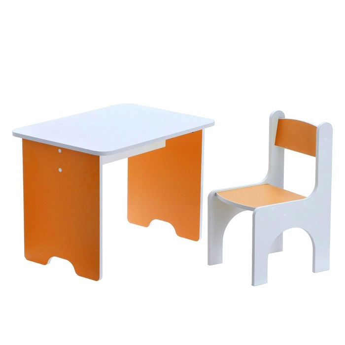 Комплект детской мебели «Бело-оранжевый» - фото 1 - id-p219218717