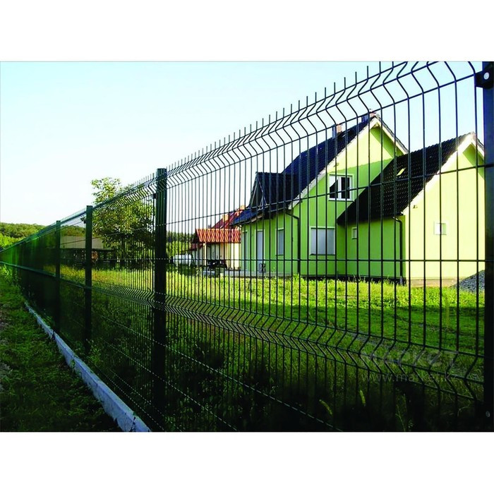 Панельное ограждение, 2.7 × 1.47 м, ячейка 55 × 235 мм, d - 3 мм, цвет зелёный, «ПРЕГРАДА» - фото 2 - id-p219218808