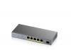 ZYXEL GS1350-6HP-EU0101F L2 коммутатор PoE+ для IP-видеокамер 4xGE PoE+, 1xGE PoE++ (802.3bt), 1xSFP, бюджет