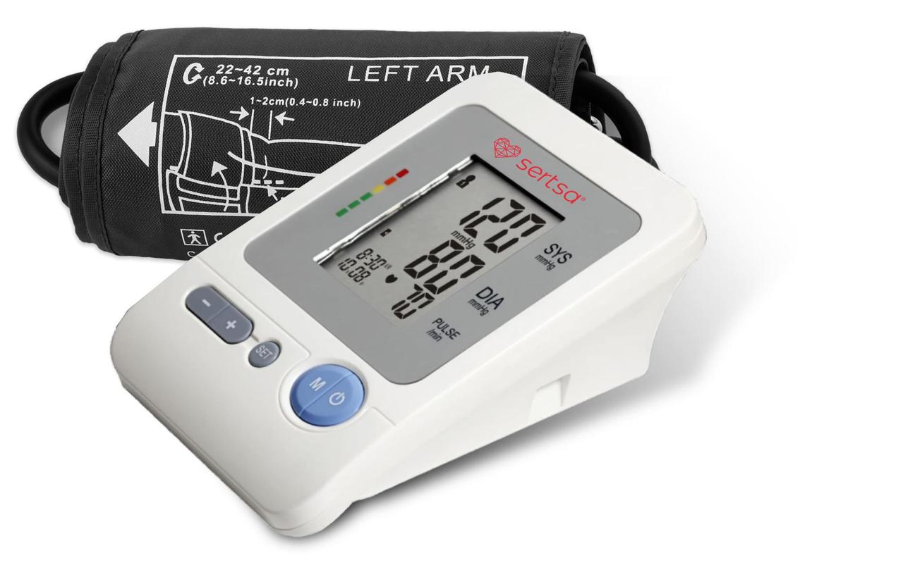 Автоматический тонометр на плечо для измерения артериального давления SERTSA®/СЭРЦА Стандарт Мо ны (DBP-1334) - фото 1 - id-p219216274
