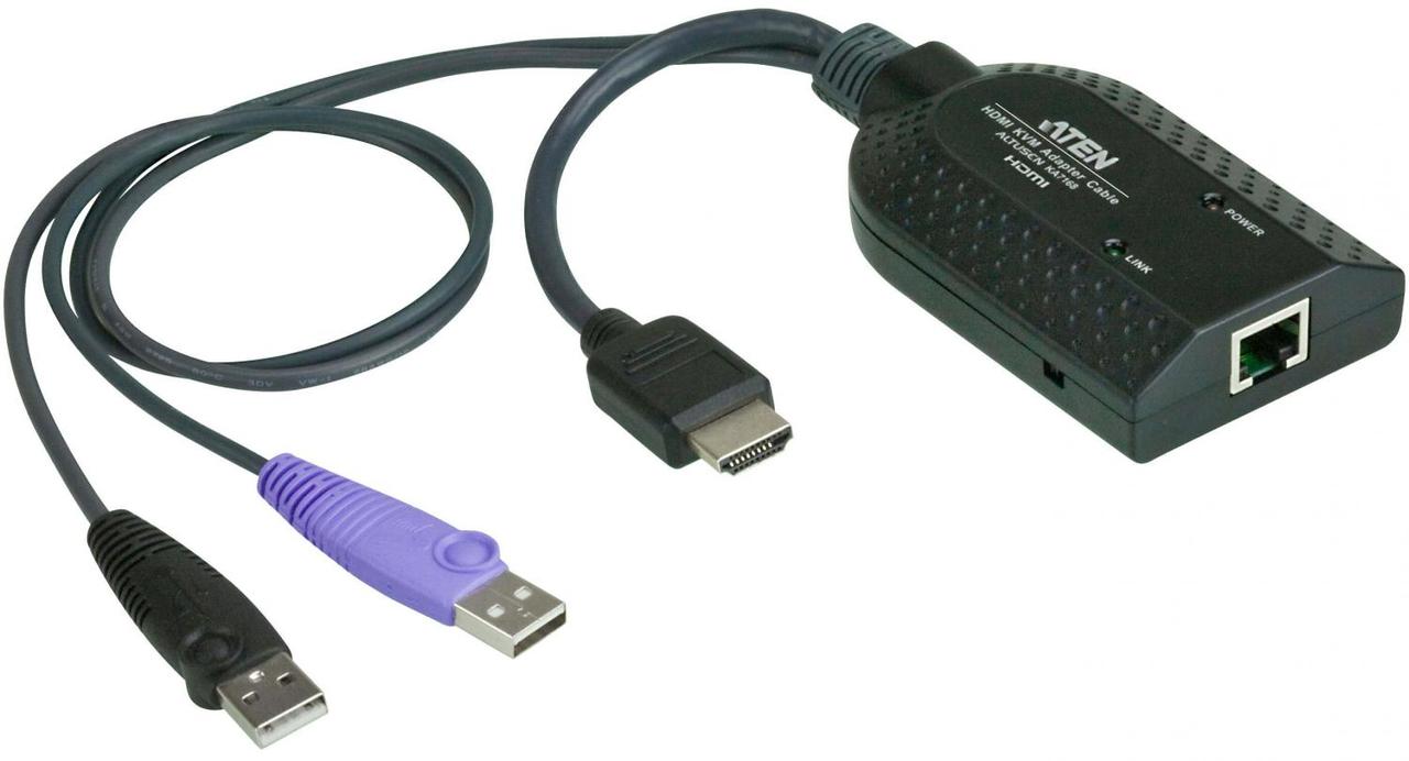 Модуль удлинителя ATEN KA7168-AX, HDMI+KBD+MOUSE USB, 50 метр., для подкл. комплекта перключат. - фото 1 - id-p213464990
