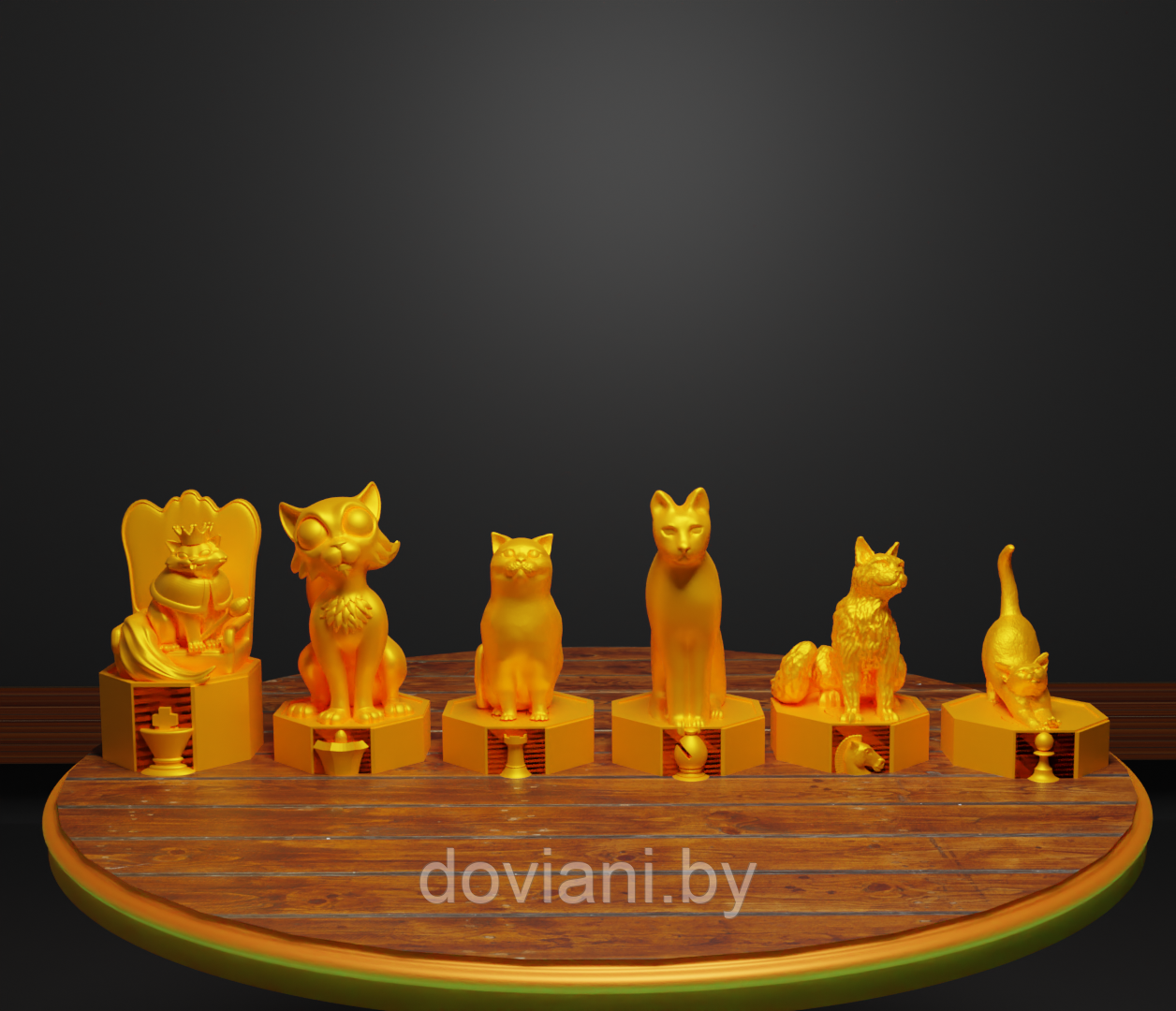 Шахматы (3D печать) - фото 10 - id-p219225579