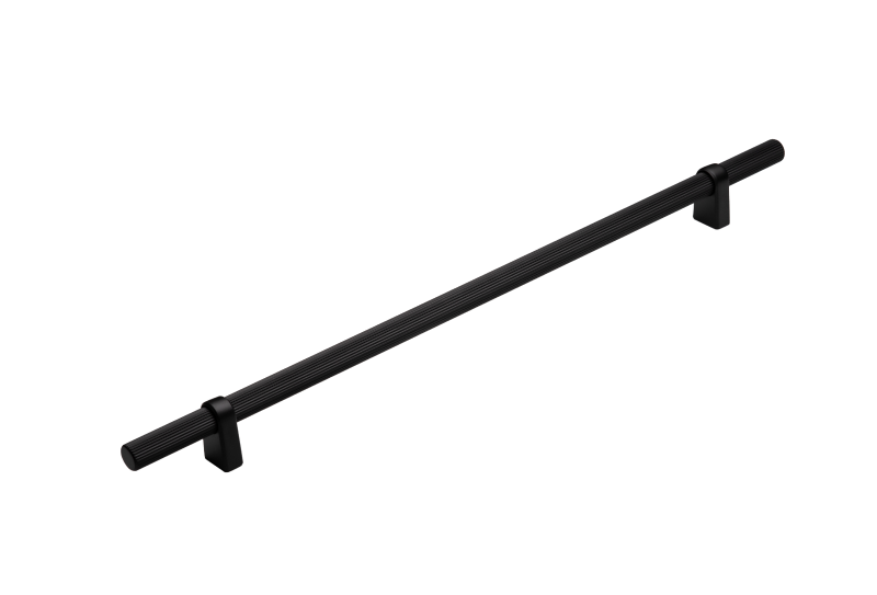 Ручка мебельная CEBI A1260 384 мм STRIPED (в полоску) цвет MP24 черный
