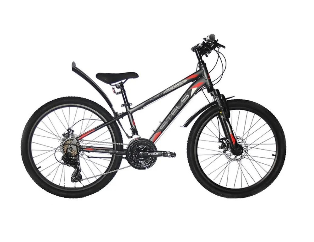 Велосипед Stels Navigator 400 MD 24" F010 (Серо-красный)
