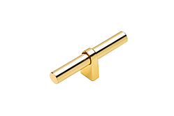 Ручка мебельная CEBI A4241 016 мм SMOOTH (гладкая) цвет MP11 глянцевое золото