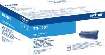 Картридж лазерный Brother TN910C голубой (9000стр.) для Brother HL-L9310CDW/MFC-L9570CDW - фото 1 - id-p203906943