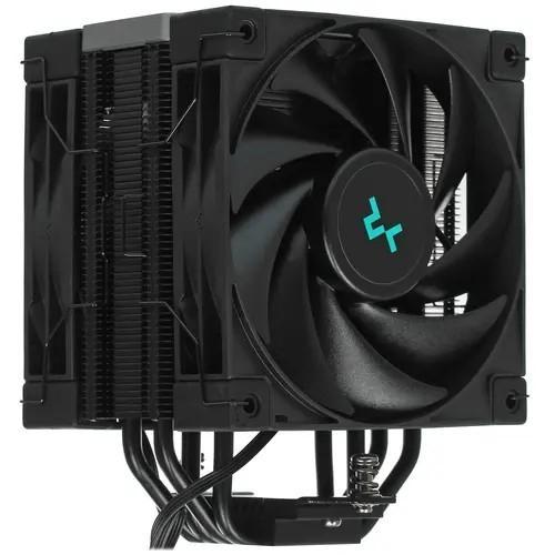 Кулер для процессора DEEPCOOL AK400 ZERO DARK PLUS LGA1700/1200/115X/AM5/AM4 (12шт/кор, TDP 260W, PWM, DUAL