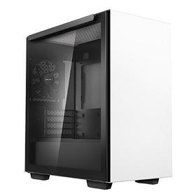 Корпус Deepcool MACUBE 110 WH без БП, боковое окно (закаленное стекло), белый, mATX