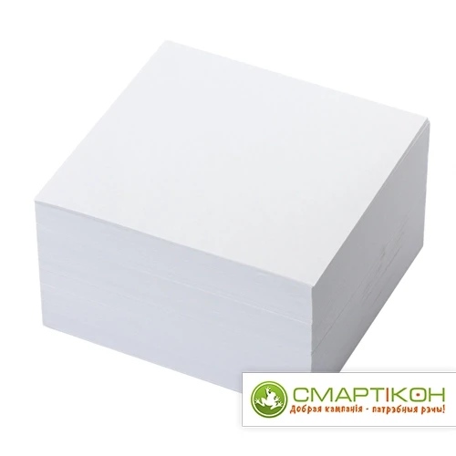 Блок для записей BRAUBERG, непроклеенный, куб 9х9х5 см, белый - фото 2 - id-p219023351