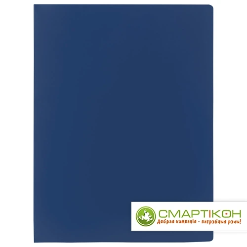 Папка на 2 кольцах STAFF, 21 мм, синяя, до 170 листов, 0,5 мм - фото 2 - id-p219023244