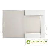 Папка для бумаг с завязками картонная BRAUBERG, гарантированная плотность 300 г/м2, до 200 листов, фото 2