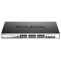 Коммутатор D-Link DGS-1210-28X/ME Managed L2 Metro Ethernet Switch 24x1000Base-T, 4x10GBase-X SFP+, Surge 6KV,