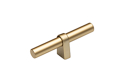 Ручка мебельная CEBI A4241 016 мм SMOOTH (гладкая) цвет PC35 матовое золото полимер