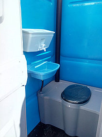 Туалетная кабина. Уличный биотуалет с раковиной и рукомойником ts
