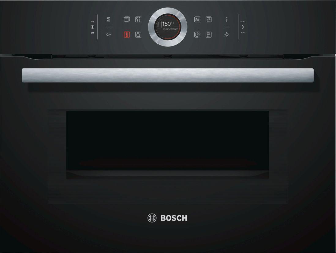 Электрический духовой шкаф Bosch CMG633BB1 черный - фото 1 - id-p218398198
