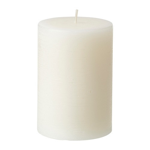 IKEA/ ЭМЛИК ароматическая формовая свеча, 30 ч, Ваниль/светло-бежевый - фото 1 - id-p219244205