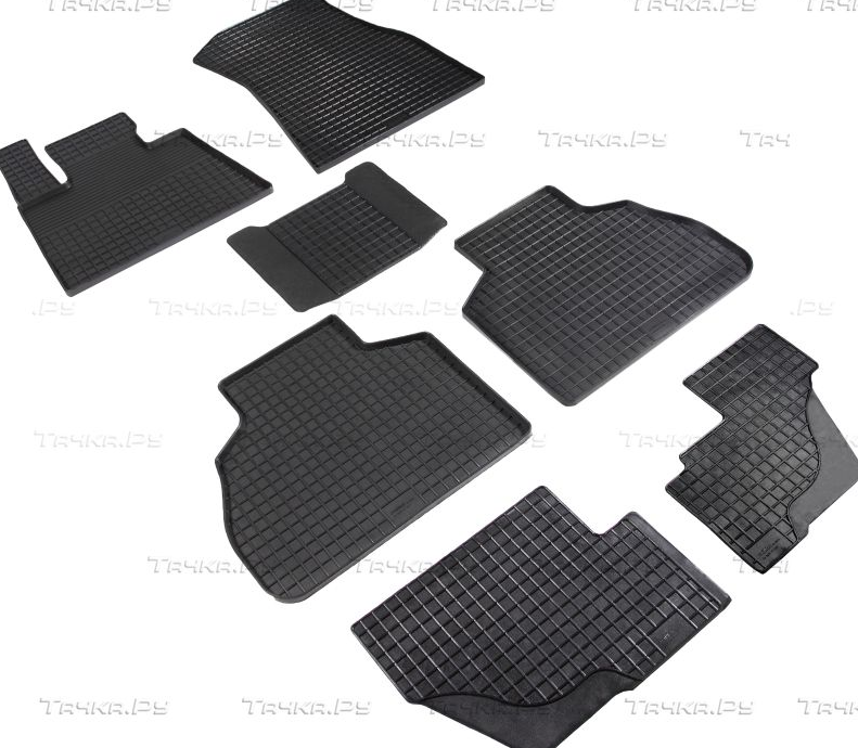 Комплект ковриков Seintex с узором сетка для салона BMW X7 G07 2019-2023. Артикул 93123 - фото 1 - id-p219244417