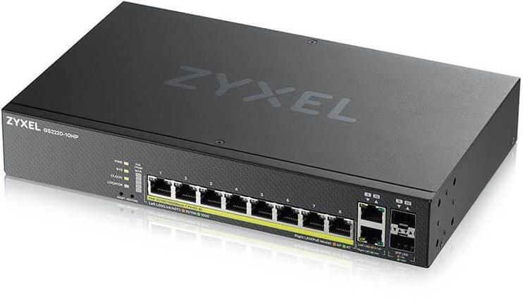 Коммутатор Zyxel NebulaFlex Pro GS2220-10HP-EU0101F 10G 8PoE+ 180W управляемый, фото 2