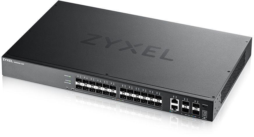 Коммутатор L3 Access Zyxel NebulaFlex Pro XGS2220-30F, rack 19", 24xSFP, 2xRJ-45: 1/2.5/5/10G, 4xSFP+ - фото 1 - id-p214701177