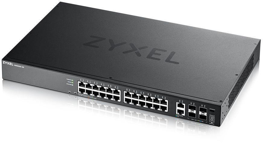 Коммутатор L3 Access Zyxel NebulaFlex Pro XGS2220-30, rack 19", 24xRJ-45: 1G, 2xRJ-45: 1/2.5/5/10G, 4xSFP+ - фото 1 - id-p214793309