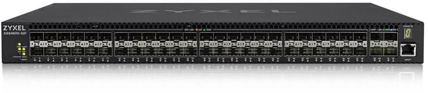 Коммутатор ZYXEL XGS4600-52F AC L3 Managed Switch, 48 port Gig SFP, 4 dual pers. and 4x 10G SFP+, stackable, - фото 1 - id-p203909863