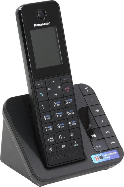 Panasonic KX-TGH220RUB Black р/телефон (трубка с цв.ЖК диспл. DECT А/Отв) - фото 1 - id-p211092133