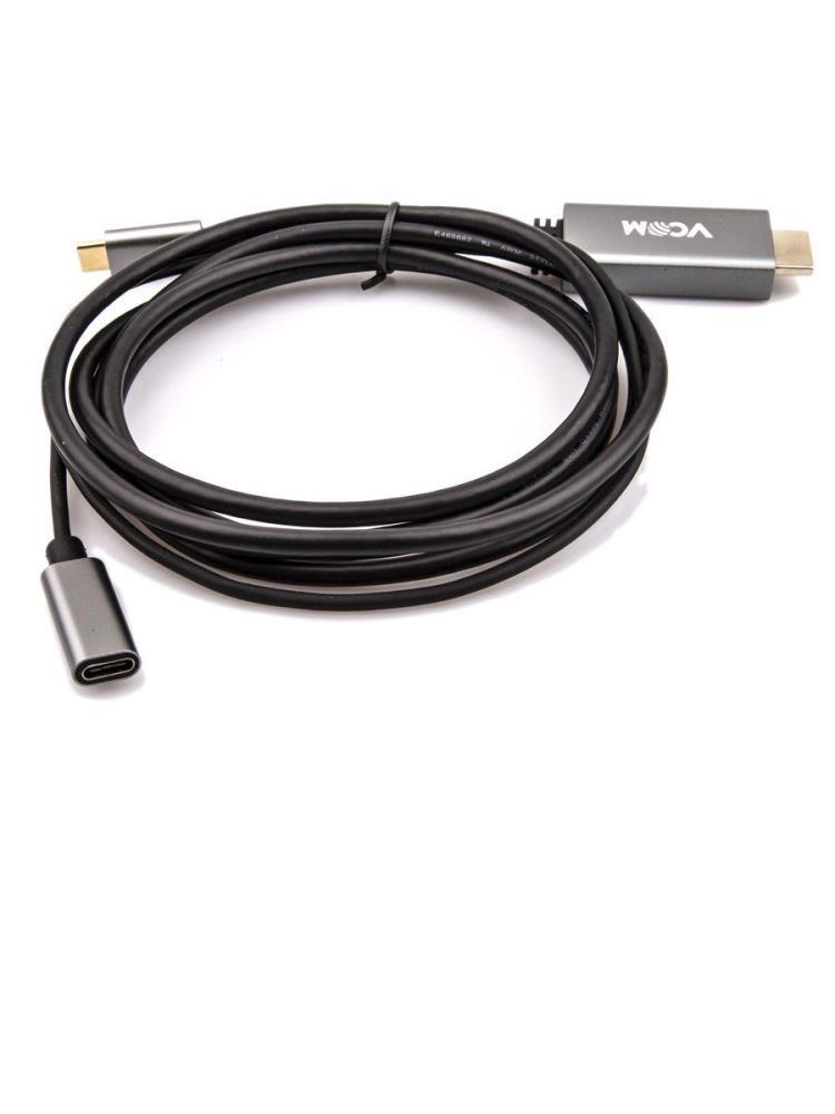 VCOM CU422MC-1.8M Кабель-адаптер USB 3.1 Type-Cm -- DP(m) 4K@60Hz, 1.8m , Aluminium Shell - фото 1 - id-p203909885