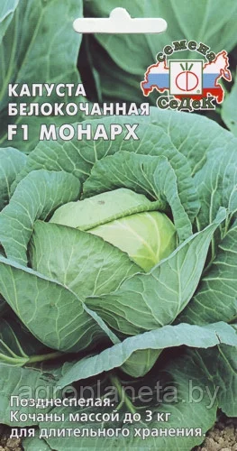 Капуста б/к Монарх F1 0,1г Седек