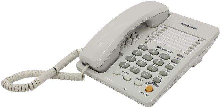 Телефон Panasonic KX-TS2363RUW White (data port) - фото 1 - id-p212709027