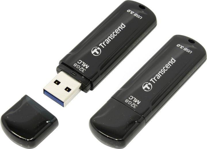 Накопитель Transcend TS32GJF750K JetFlash 750 USB3.0 Flash Drive 32Gb (RTL) - фото 1 - id-p204487632